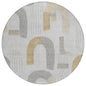 Elas Gray Washable Indoor - Outdoor Rug - LOOMLAN - LOOMLAN Rugs - Outdoor Rugs