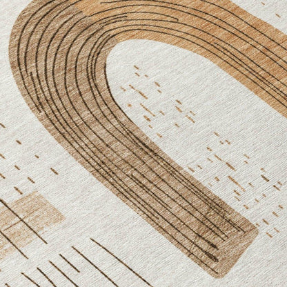 Elas Ivory Washable Indoor - Outdoor Rug - LOOMLAN - LOOMLAN Rugs - Outdoor Rugs