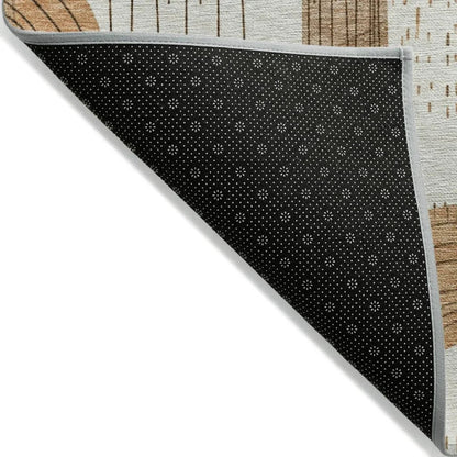 Elas Ivory Washable Indoor - Outdoor Rug - LOOMLAN - LOOMLAN Rugs - Outdoor Rugs