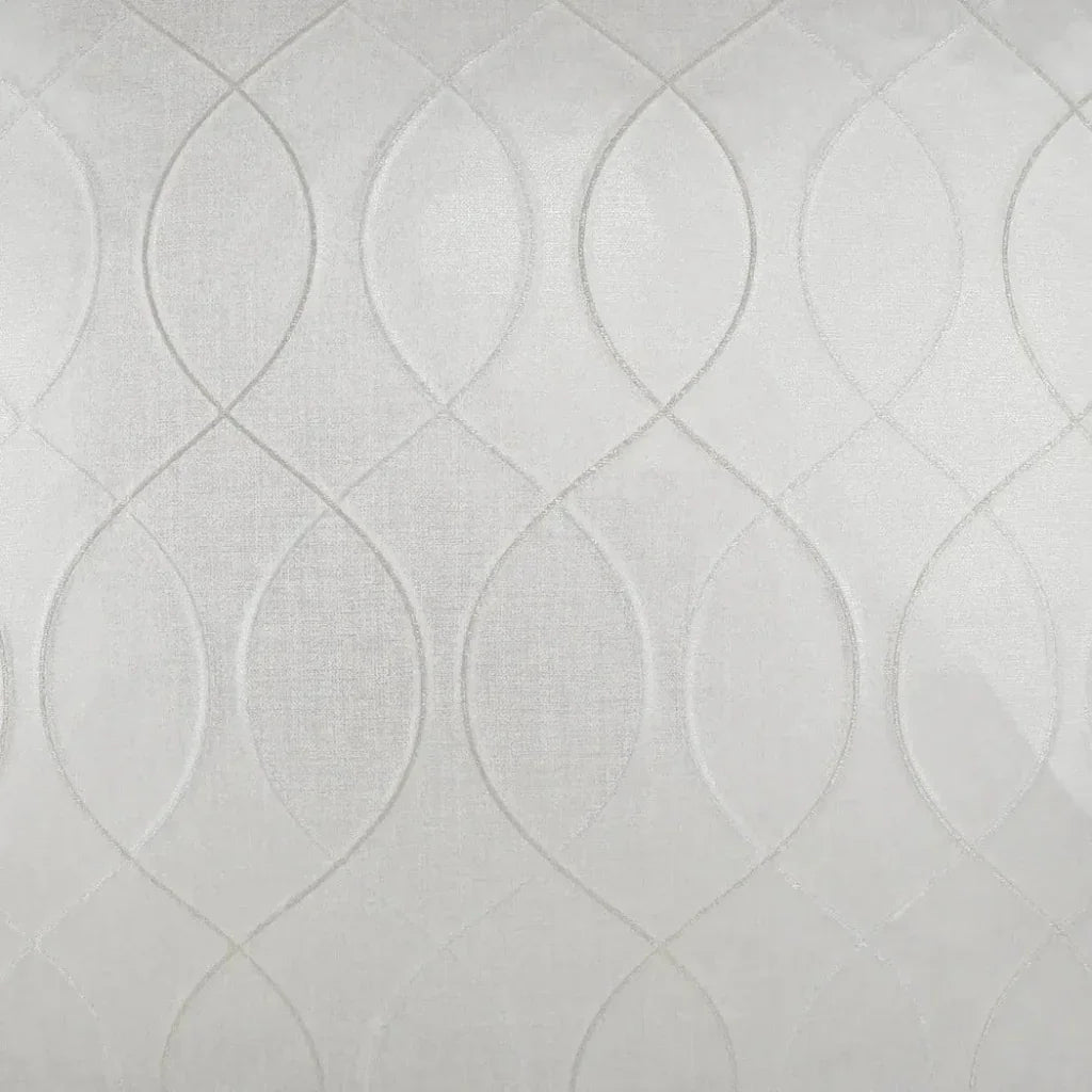 Elation Pearl White Throw Pillow With Insert - LOOMLAN - Throw Pillows