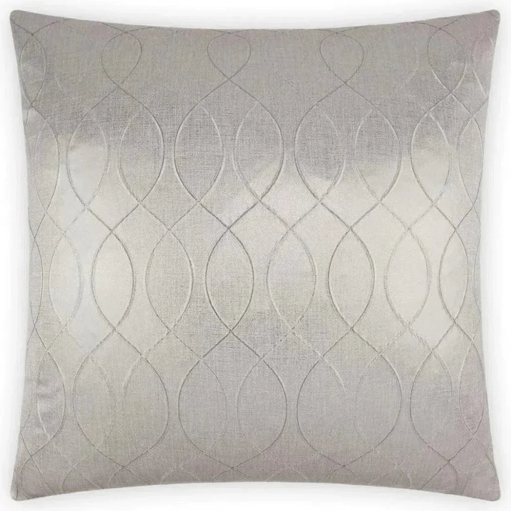 Elation Sterling Grey Throw Pillow Insert - LOOMLAN - Throw Pillows