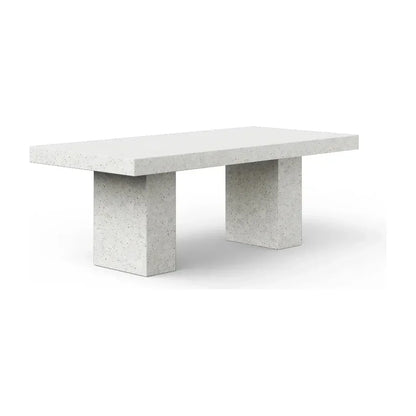 Elcor Concrete Made Outdoor Dining Table-Outdoor Dining Tables-Urbia-82.75" W-LOOMLAN