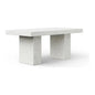 Elcor Concrete Made Outdoor Dining Table-Outdoor Dining Tables-Urbia-70.75" W-LOOMLAN