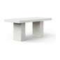 Elcor Concrete Outdoor Counter Height Table-Outdoor Dining Tables-Urbia-82.75" W-LOOMLAN