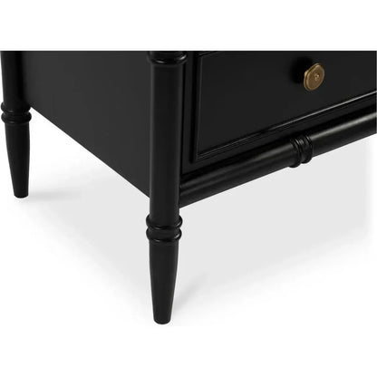 Eleanor Marble & Wood Black 6 Drawer Dresser - LOOMLAN - Moe's Home - Dressers