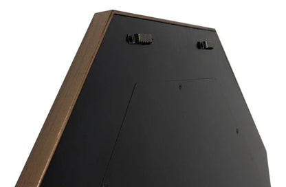 Eleanor Shagreen Leather Warpped Wall Mirror - LOOMLAN - Sarreid - Wall Mirrors