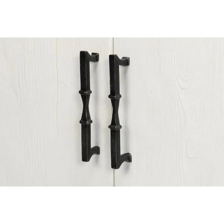 Elegance Wood and Iron White Credenza - LOOMLAN - Sarreid - Sideboards