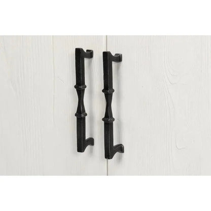 Elegance Wood and Iron White Credenza - LOOMLAN - Sarreid - Sideboards