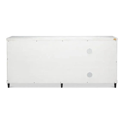 Elegance Wood and Iron White Credenza - LOOMLAN - Sarreid - Sideboards