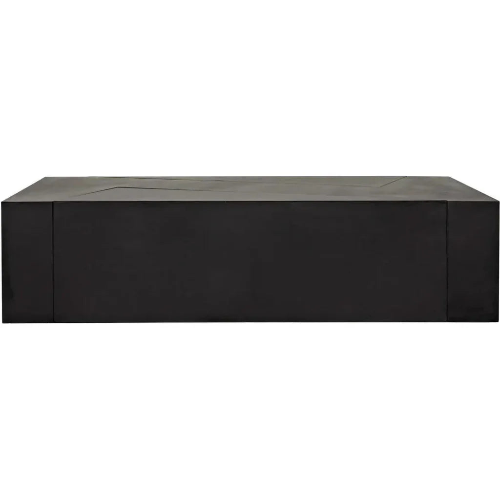 Element Black Steel Geometric Coffee Table - LOOMLAN - Noir - Coffee Tables