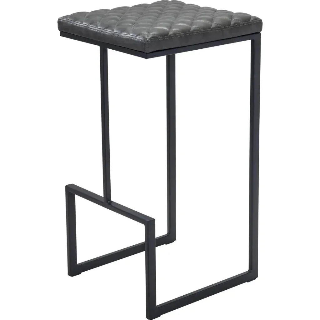 Element Barstool Gray - LOOMLAN - Zuo Modern - Bar Stools