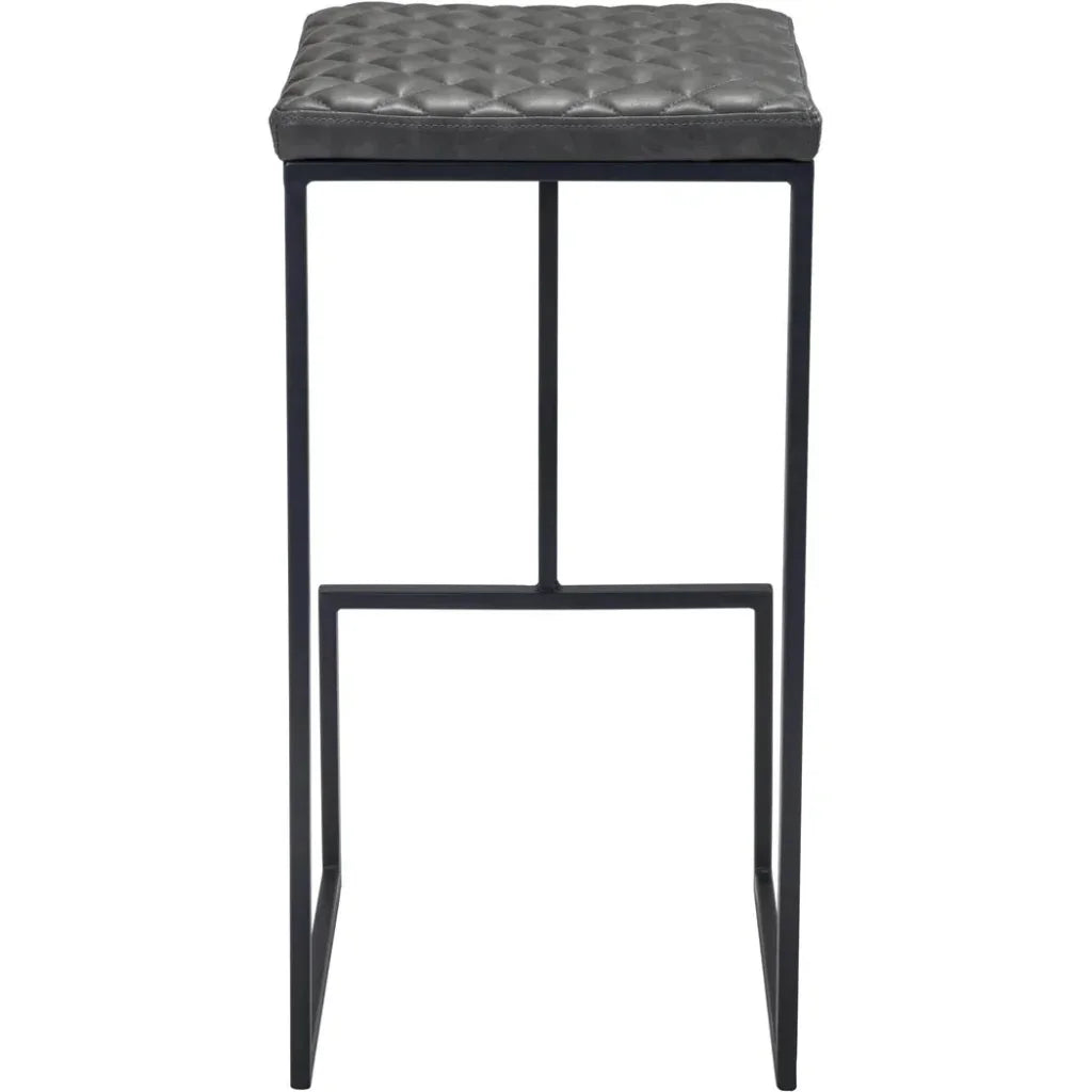 Element Barstool Gray - LOOMLAN - Zuo Modern - Bar Stools