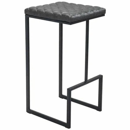 Element Barstool Gray - LOOMLAN - Zuo Modern - Bar Stools