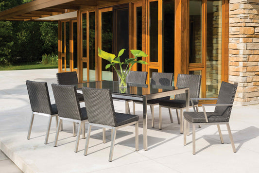 Elements Armless Outdoor Dining Chair-Outdoor Dining Chairs-Lloyd Flanders-LOOMLAN