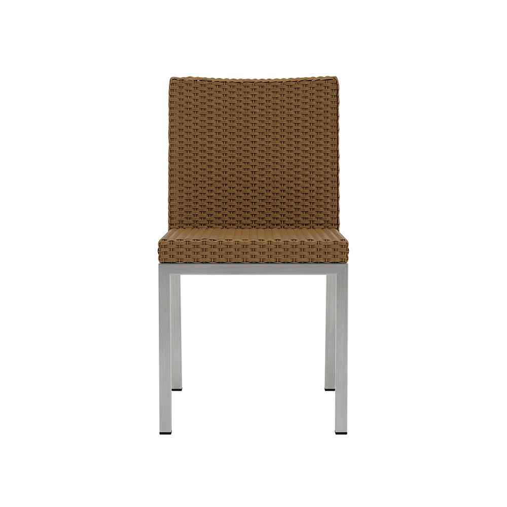 Elements Armless Outdoor Dining Chair-Outdoor Dining Chairs-Lloyd Flanders-LOOMLAN