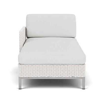 Elements Outdoor Chaise with Loom Arm and Back-Outdoor Chaises-Lloyd Flanders-LOOMLAN