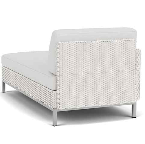 Elements Outdoor Chaise with Loom Arm and Back-Outdoor Chaises-Lloyd Flanders-LOOMLAN