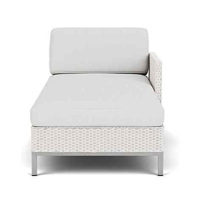 Elements Outdoor Chaise with Loom Arm and Back-Outdoor Chaises-Lloyd Flanders-LOOMLAN