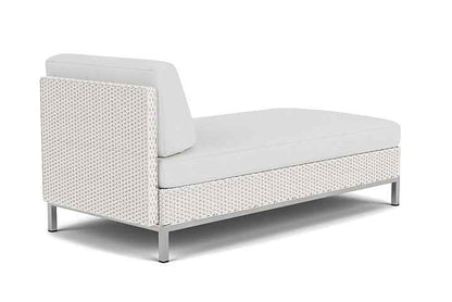 Elements Outdoor Chaise with Loom Arm and Back-Outdoor Chaises-Lloyd Flanders-LOOMLAN