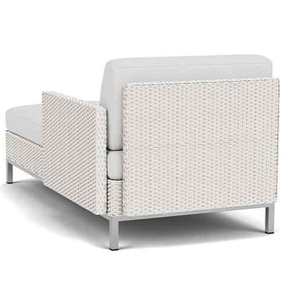 Elements Outdoor Chaise with Loom Arm and Back-Outdoor Chaises-Lloyd Flanders-LOOMLAN