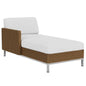 Elements Outdoor Chaise with Loom Arm and Back-Outdoor Chaises-Lloyd Flanders-Right Facing-LOOMLAN