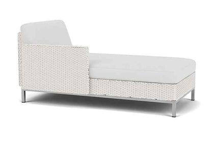 Elements Outdoor Chaise with Loom Arm and Back-Outdoor Chaises-Lloyd Flanders-LOOMLAN