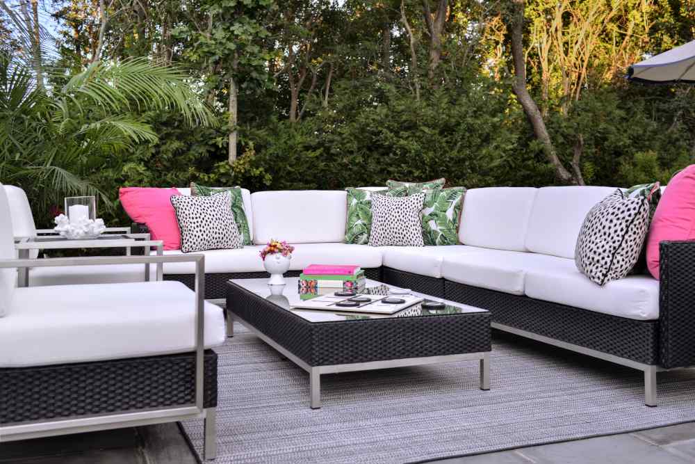 Elements Rectangular Outdoor Cocktail Table-Outdoor Coffee Tables-Lloyd Flanders-LOOMLAN