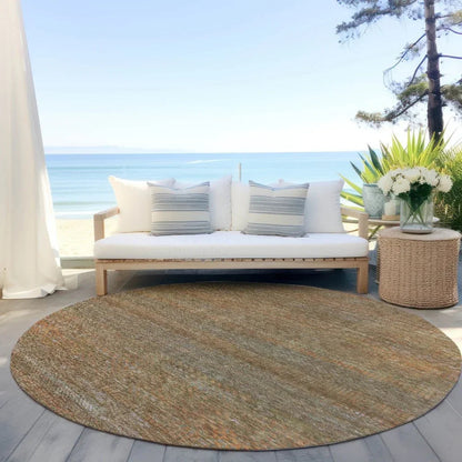 Elenore Brown Washable Indoor - Outdoor Rug - LOOMLAN - LOOMLAN Rugs - Outdoor Rugs