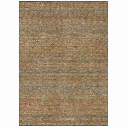 Elenore Brown Washable Indoor - Outdoor Rug - LOOMLAN - LOOMLAN Rugs - Outdoor Rugs