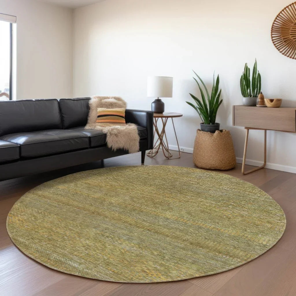 Elenore Green Washable Indoor - Outdoor Rug - LOOMLAN - LOOMLAN Rugs - Outdoor Rugs