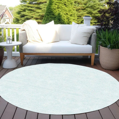 Eleya Blue Washable Indoor-Outdoor Rug-Outdoor Rugs-LOOMLAN Rugs-LOOMLAN
