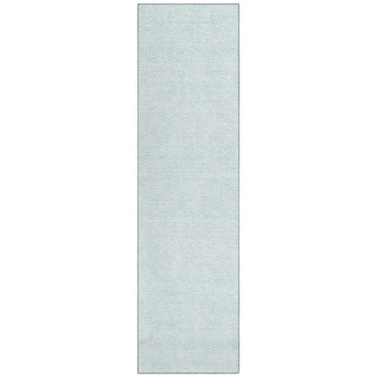 Eleya Blue Washable Indoor-Outdoor Rug-Outdoor Rugs-LOOMLAN Rugs-2'3" x 7'6"-LOOMLAN
