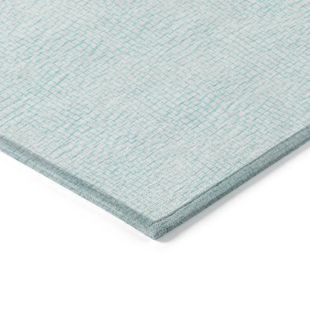 Eleya Blue Washable Indoor-Outdoor Rug-Outdoor Rugs-LOOMLAN Rugs-LOOMLAN