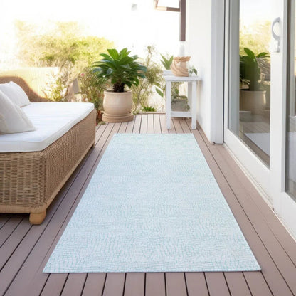 Eleya Blue Washable Indoor-Outdoor Rug-Outdoor Rugs-LOOMLAN Rugs-LOOMLAN