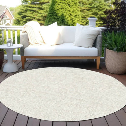 Eleya Brown Washable Indoor-Outdoor Rug-Outdoor Rugs-LOOMLAN Rugs-LOOMLAN