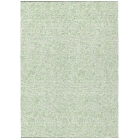 Eleya Green Washable Indoor-Outdoor Rug-Outdoor Rugs-LOOMLAN Rugs-2'6" x 3'10"-LOOMLAN