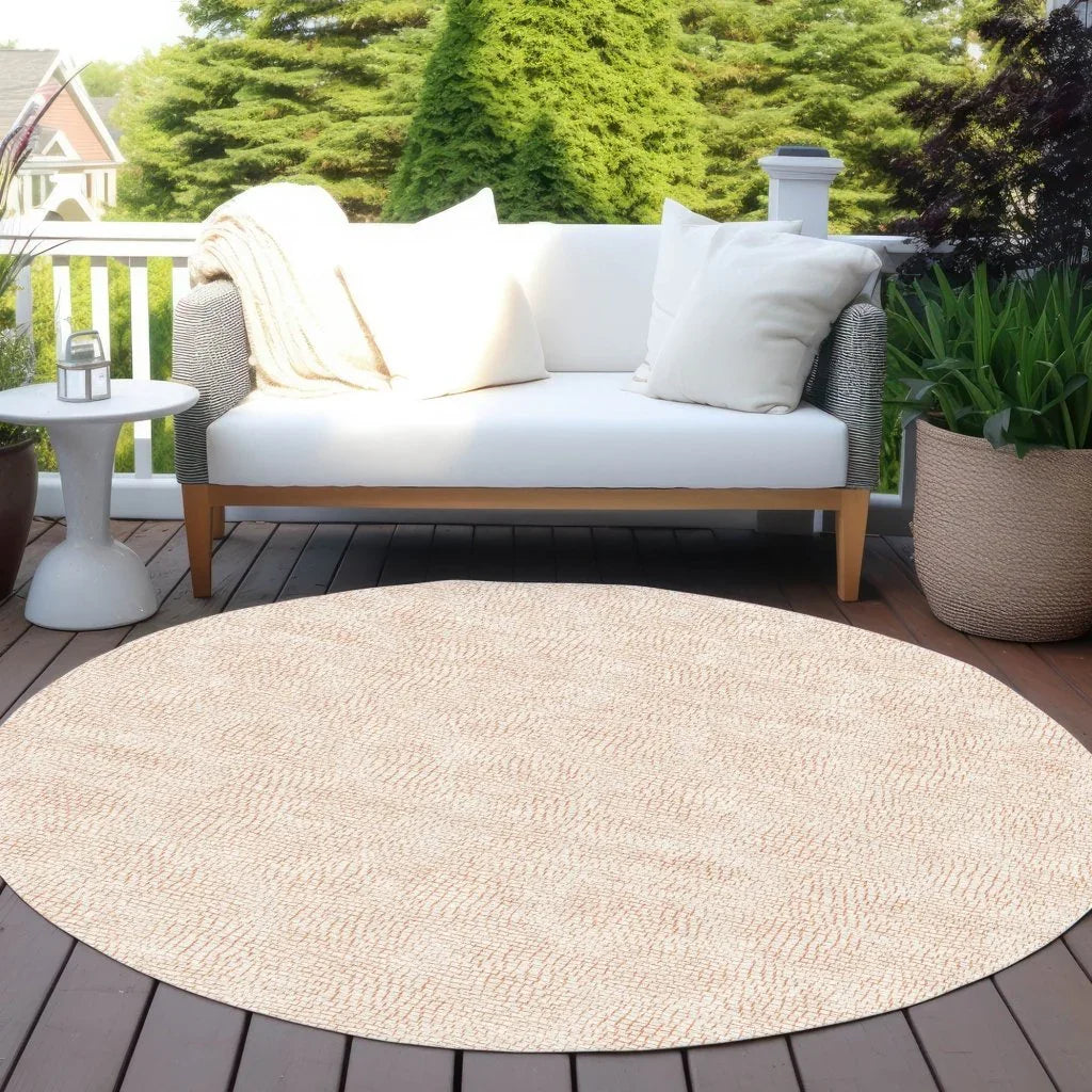 Eleya Orange Washable Indoor-Outdoor Rug-Outdoor Rugs-LOOMLAN Rugs-LOOMLAN