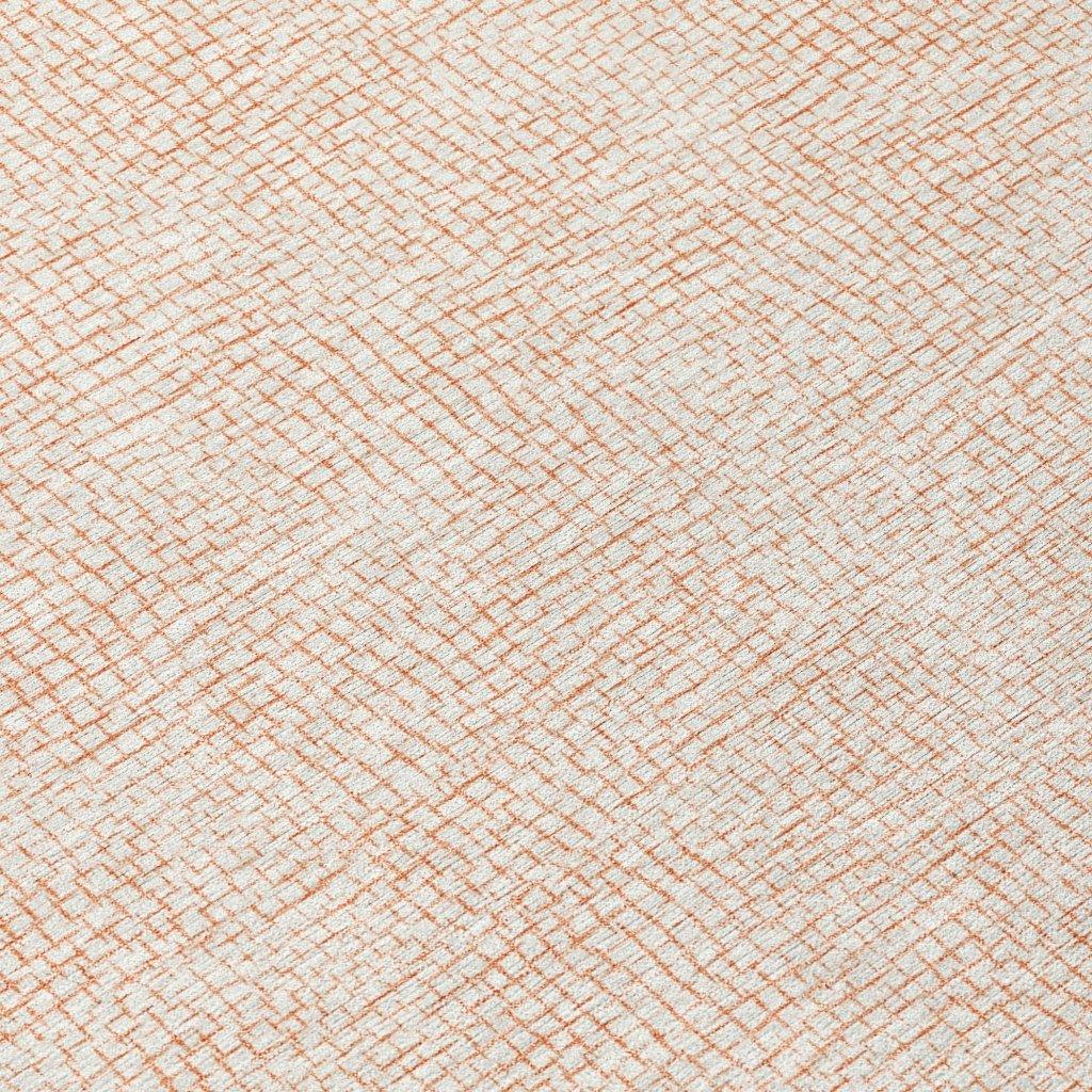 Eleya Orange Washable Indoor-Outdoor Rug-Outdoor Rugs-LOOMLAN Rugs-LOOMLAN