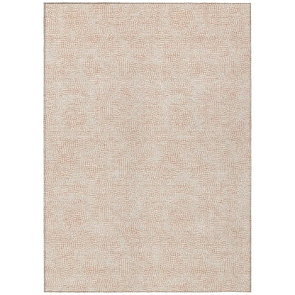 Eleya Orange Washable Indoor-Outdoor Rug-Outdoor Rugs-LOOMLAN Rugs-2'6" x 3'10"-LOOMLAN