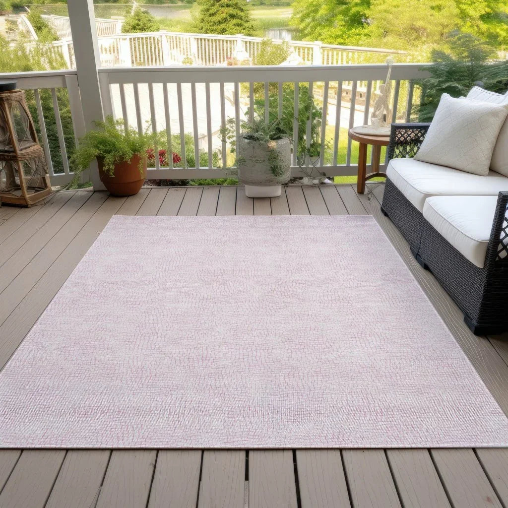 Eleya Pink Washable Indoor-Outdoor Rug-Outdoor Rugs-LOOMLAN Rugs-LOOMLAN