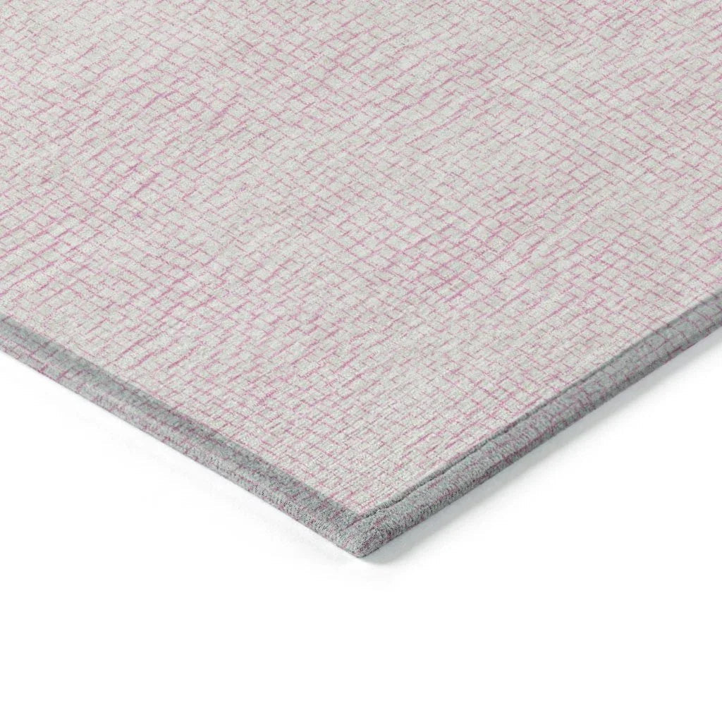 Eleya Pink Washable Indoor-Outdoor Rug-Outdoor Rugs-LOOMLAN Rugs-LOOMLAN