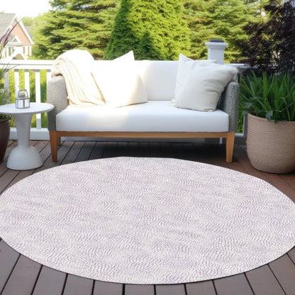 Eleya Purple Washable Indoor-Outdoor Rug-Outdoor Rugs-LOOMLAN Rugs-LOOMLAN