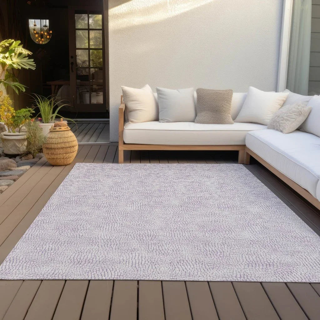 Eleya Purple Washable Indoor-Outdoor Rug-Outdoor Rugs-LOOMLAN Rugs-LOOMLAN
