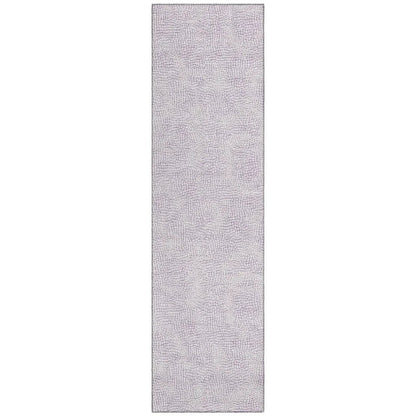 Eleya Purple Washable Indoor-Outdoor Rug-Outdoor Rugs-LOOMLAN Rugs-2'3" x 7'6"-LOOMLAN