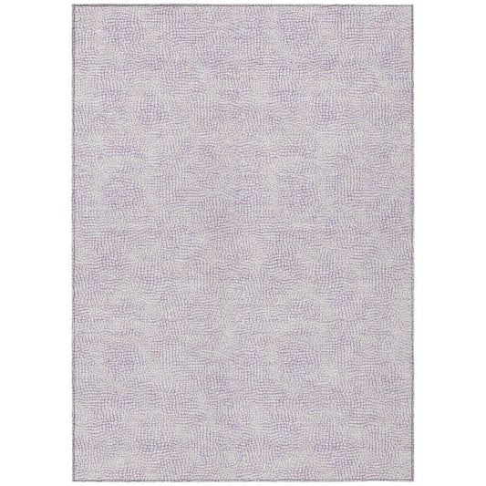 Eleya Purple Washable Indoor-Outdoor Rug-Outdoor Rugs-LOOMLAN Rugs-2'6" x 3'10"-LOOMLAN