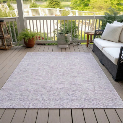 Eleya Purple Washable Indoor-Outdoor Rug-Outdoor Rugs-LOOMLAN Rugs-LOOMLAN