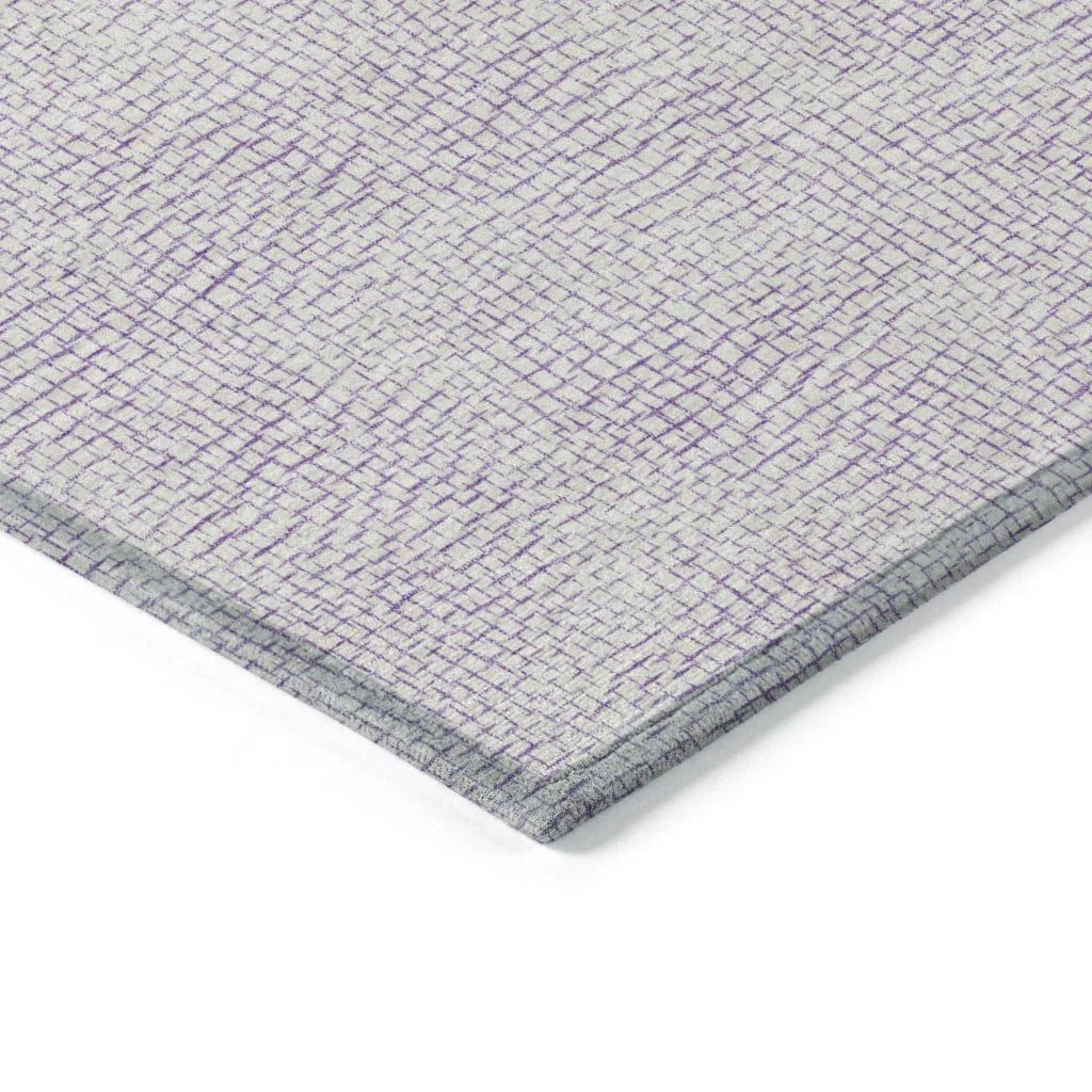 Eleya Purple Washable Indoor-Outdoor Rug-Outdoor Rugs-LOOMLAN Rugs-LOOMLAN