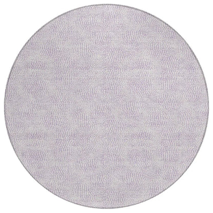 Eleya Purple Washable Indoor-Outdoor Rug-Outdoor Rugs-LOOMLAN Rugs-8' x 8'-LOOMLAN
