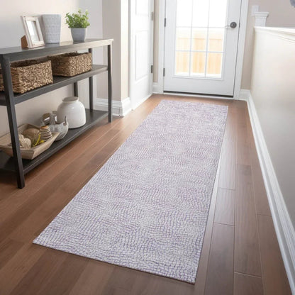 Eleya Purple Washable Indoor-Outdoor Rug-Outdoor Rugs-LOOMLAN Rugs-LOOMLAN