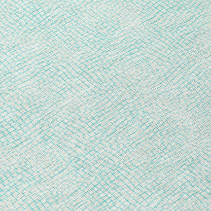 Eleya Teal Washable Indoor-Outdoor Rug-Outdoor Rugs-LOOMLAN Rugs-LOOMLAN